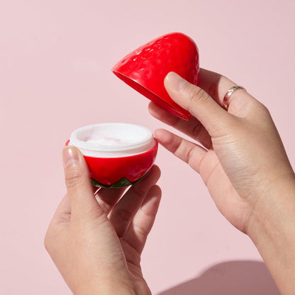 TONYMOLY Very Berry Strawberry Hand Cream and Candle Set