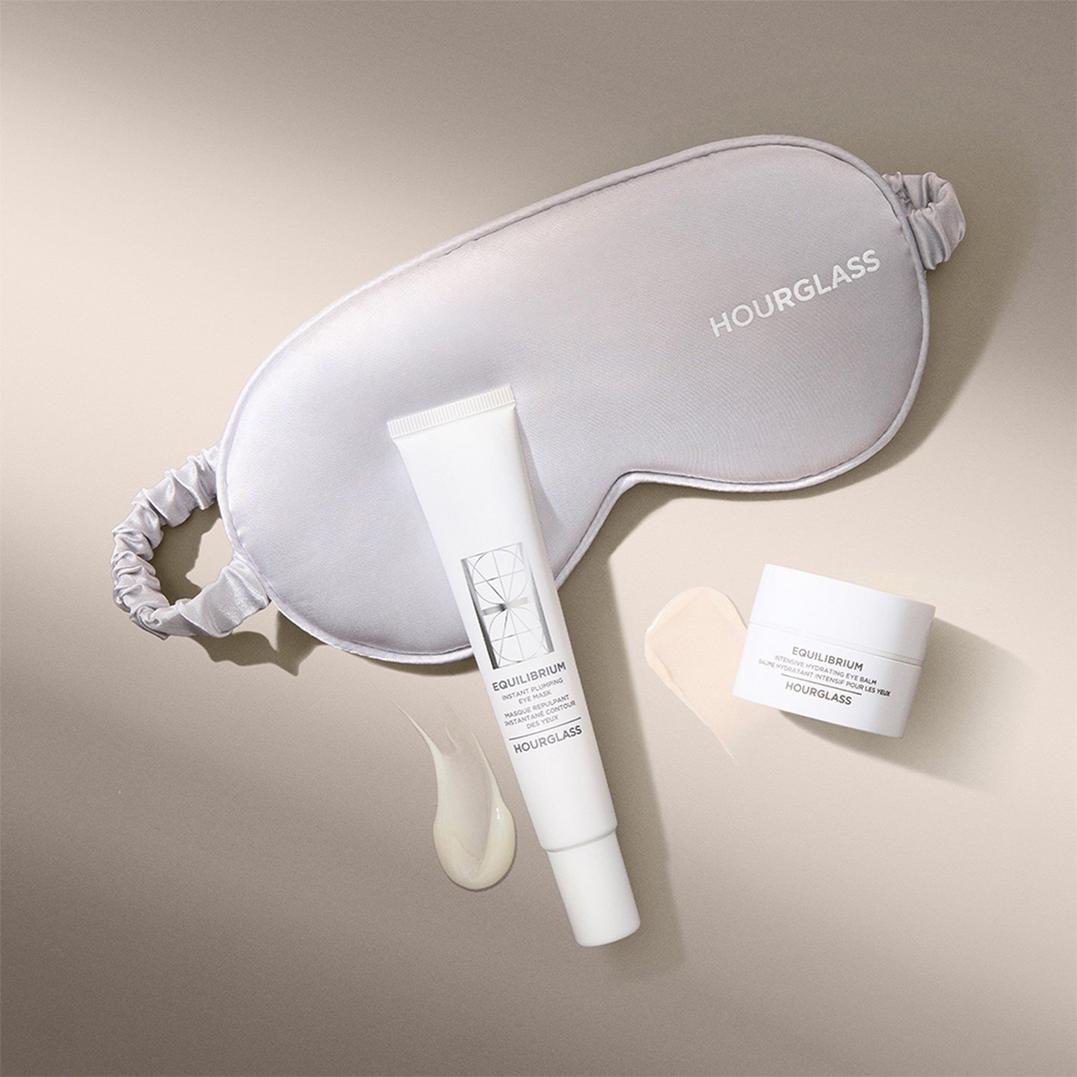 HOURGLASS EQUILIBRIUM Skincare Eye Essentials Duo With Satin Sleep Mask