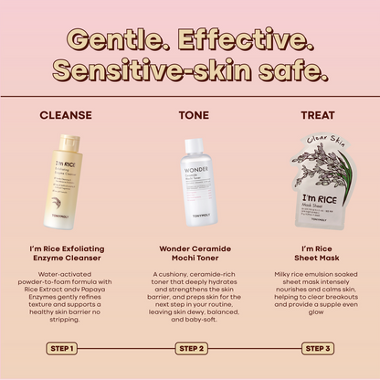 TONYMOLY Skin Clarifying Rice Wonder Travel Trio