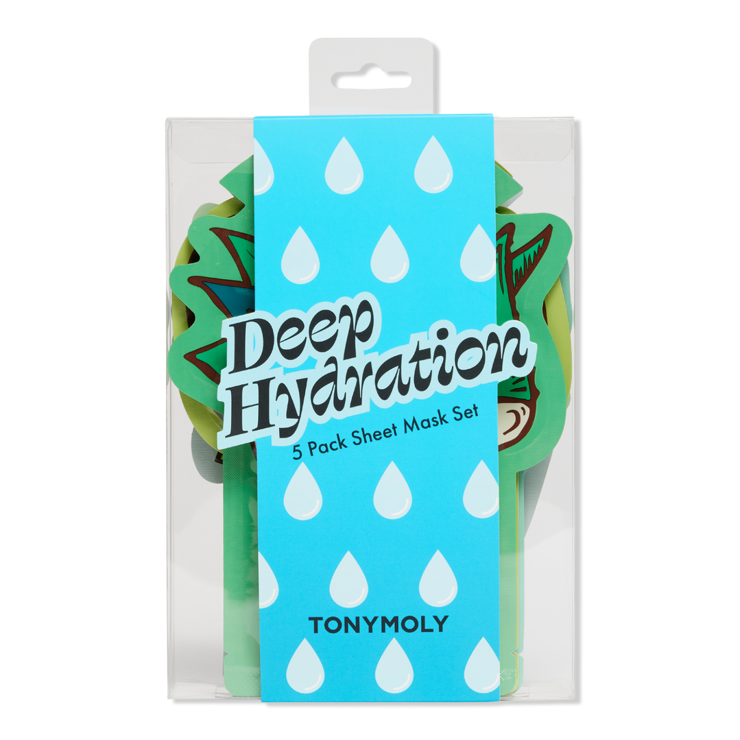 TONYMOLY Deep Hydration 5 Pack Sheet Mask Set