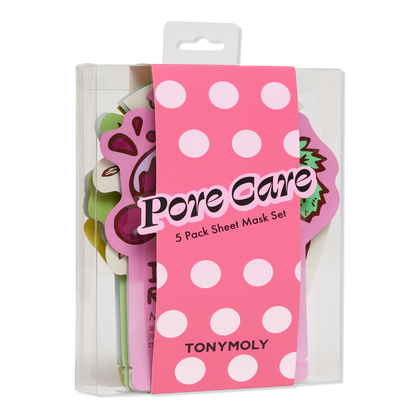 TONYMOLY Pore Care 5 Pack Sheet Mask Set