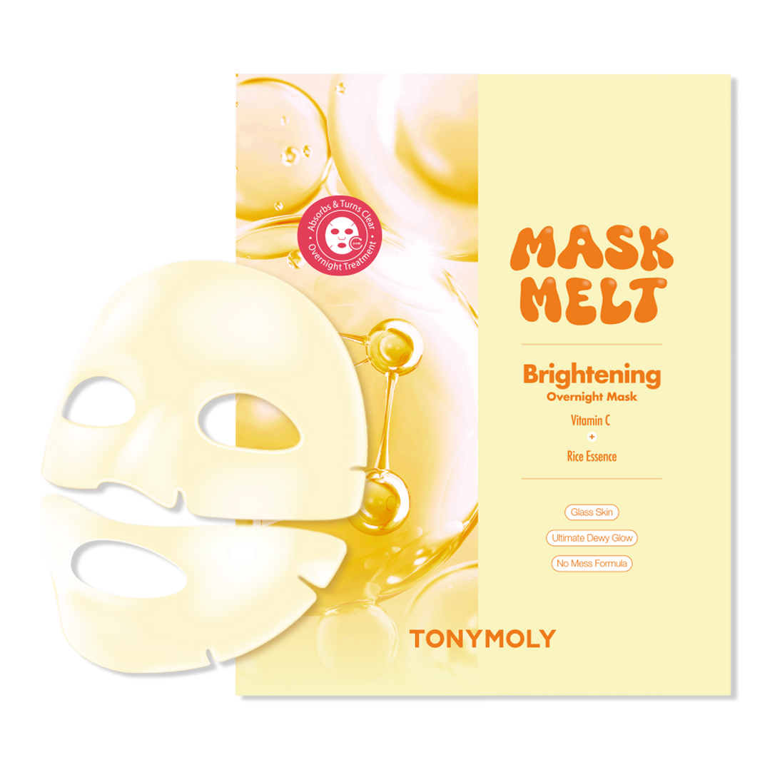 TONYMOLY Mask Melt Vitamin C + Rice Overnight Hydrogel Mask
