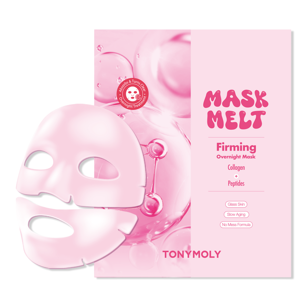 TONYMOLY Mask Melt Collagen + Peptide Overnight Hydrogel Mask