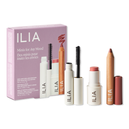 ILIA Minis For Any Mood - Clean Travel Makeup Set