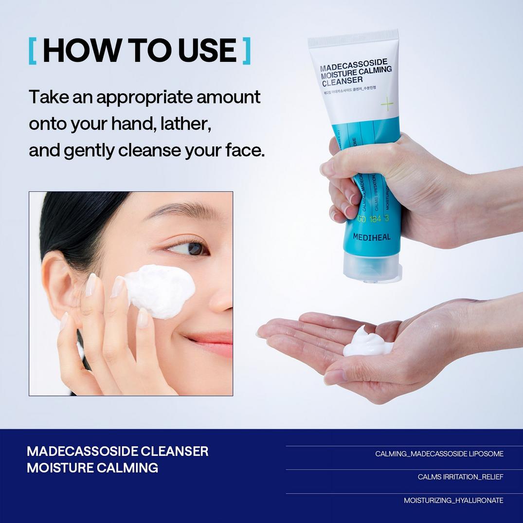 MEDIHEAL Madecassoside Moisture Calming Cleanser