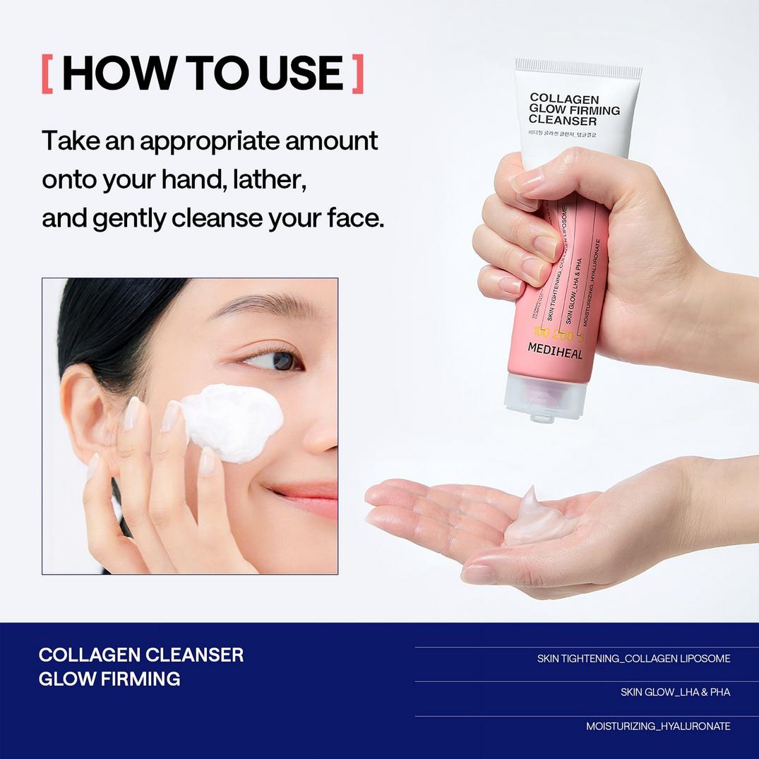 MEDIHEAL Collagen Glow Firming Cleanser