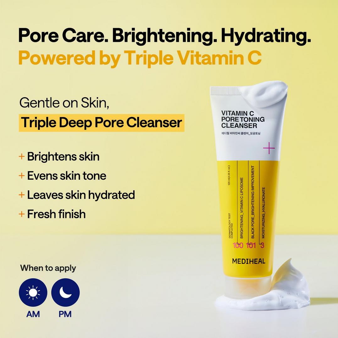 MEDIHEAL Vitamin C Pore Toning Cleanser