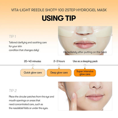 VT Cosmetics Vita-Light Reedle Shot 100 2-Step Hydrogel Mask