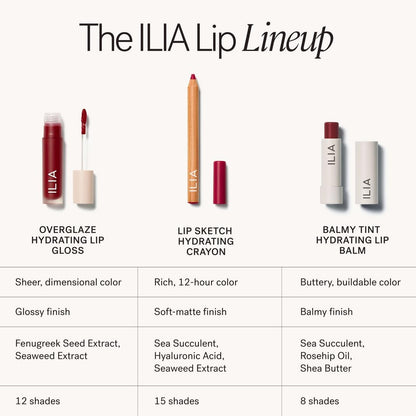 ILIA Overglaze Hydrating Lip Gloss for 24-Hour Moisture