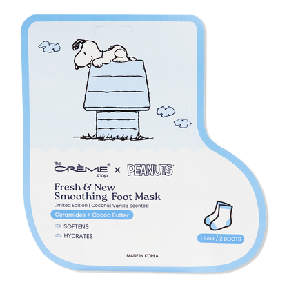 The Crme Shop Peanuts Snoopy Fresh & New Foot Mask