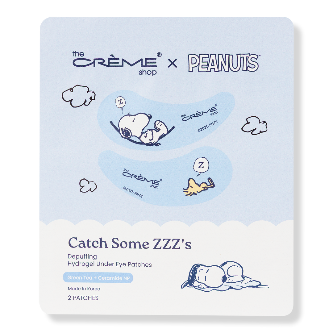 The Crme Shop Peanuts Catch Some Zzz's Depuffing Hydrogel Eye Patches