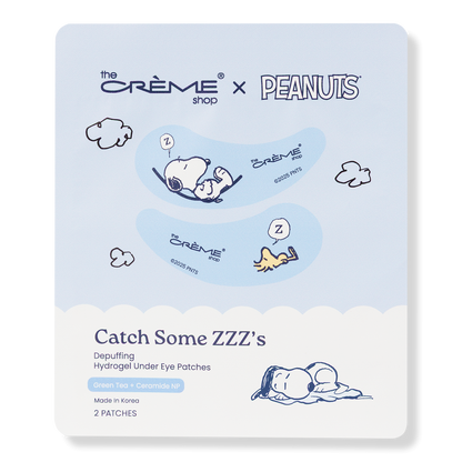 The Crme Shop Peanuts Catch Some Zzz's Depuffing Hydrogel Eye Patches