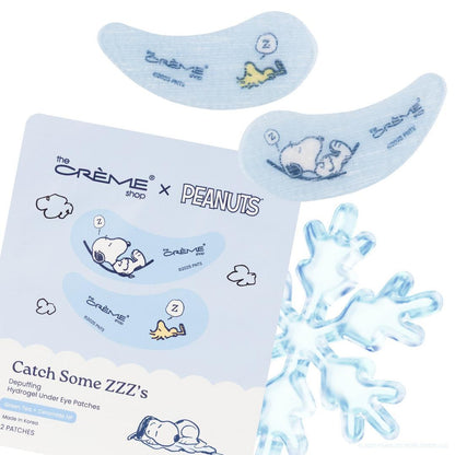 The Crme Shop Peanuts Catch Some Zzz's Depuffing Hydrogel Eye Patches