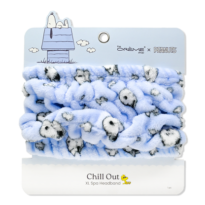 The Crme Shop XL Plush Headband Chill Out
