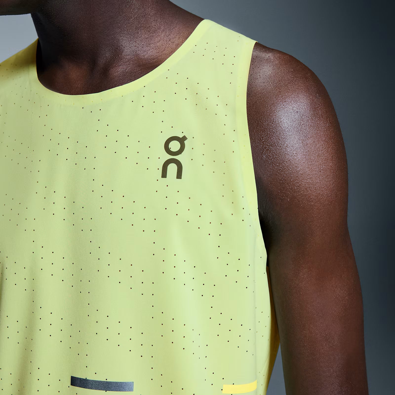 On Race Singlet Limelight