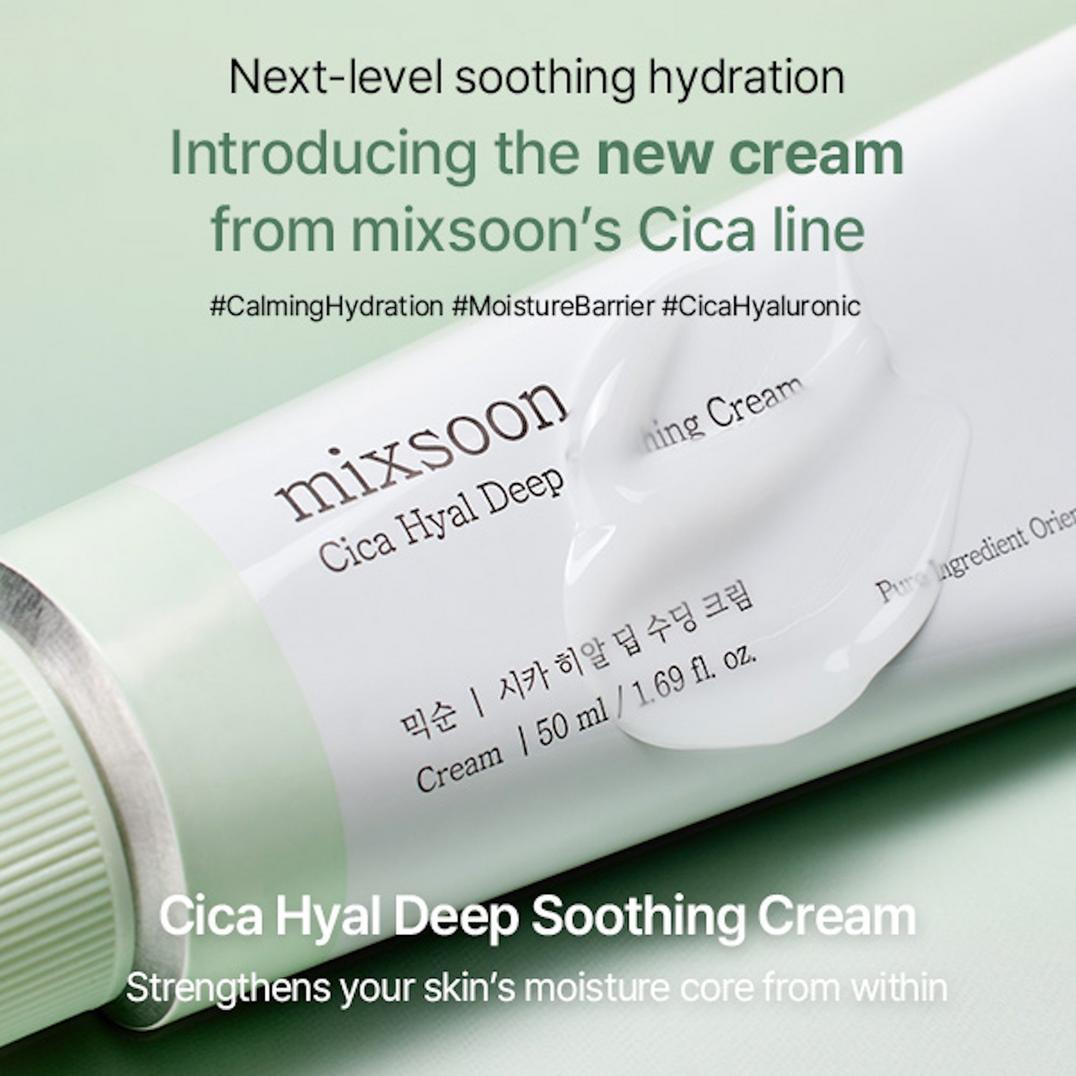 Mixsoon Cica-Hyal Deep Soothing Moisturizer