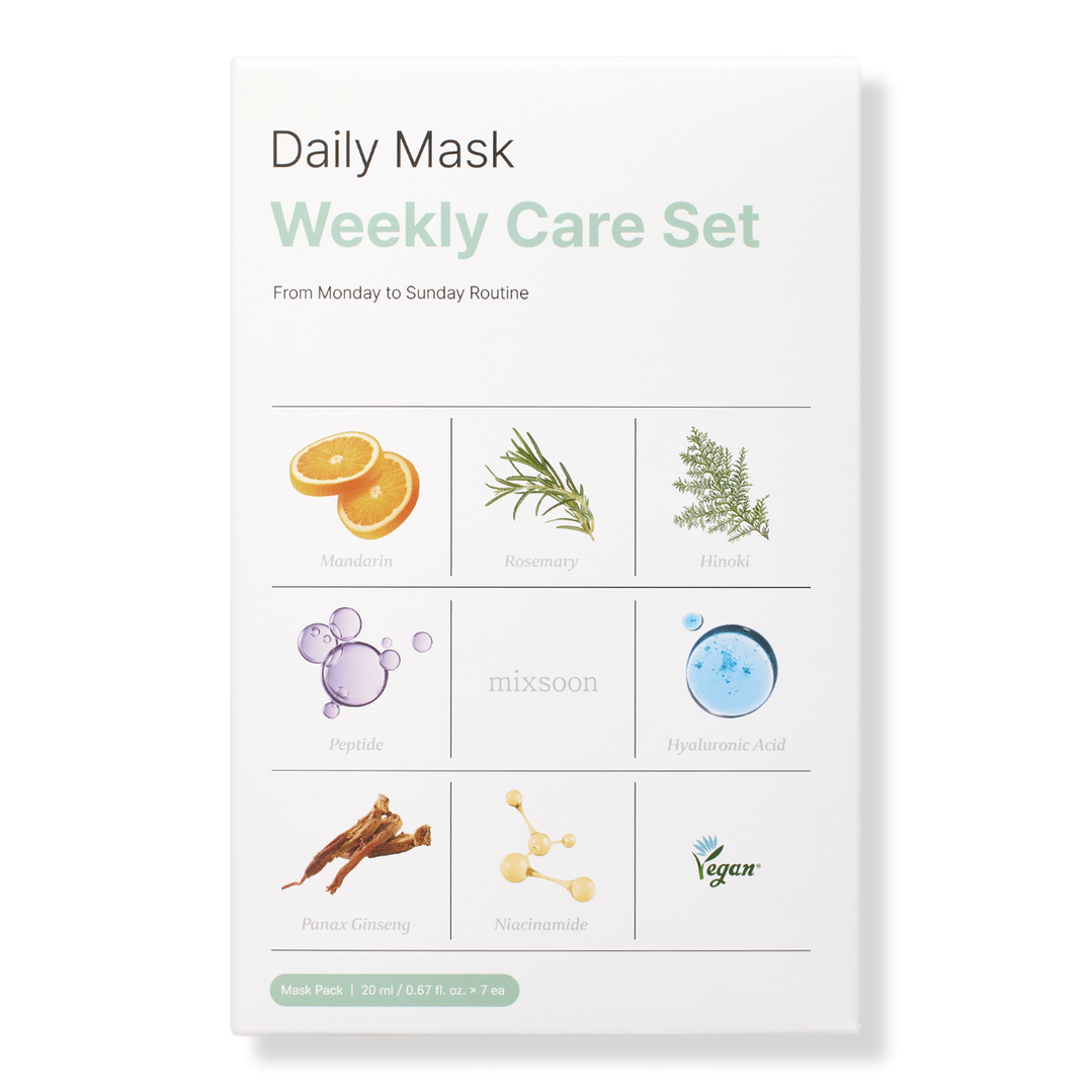 Mixsoon Daily Mask Weekly Care Set