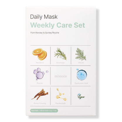 Mixsoon Daily Mask Weekly Care Set
