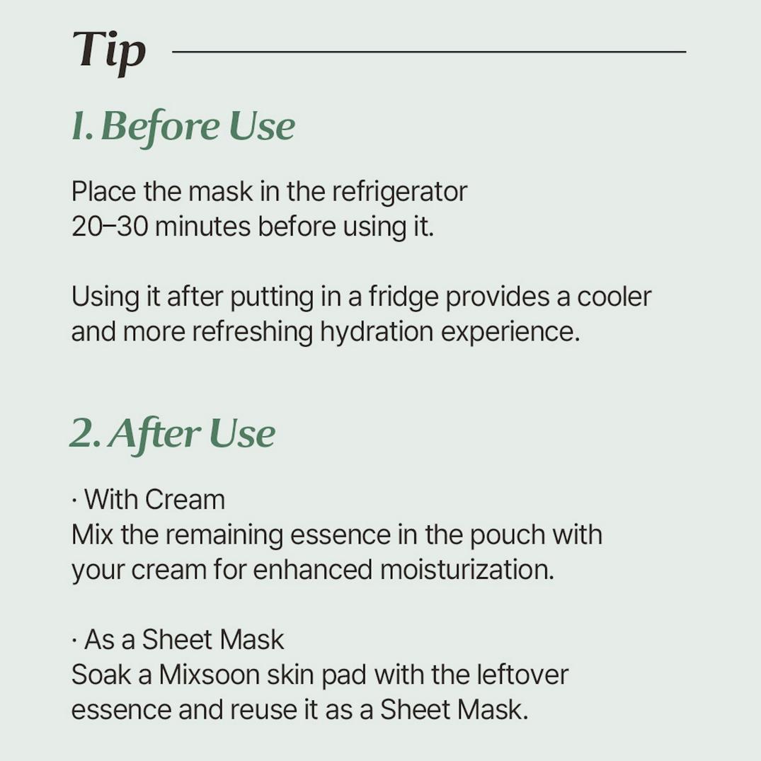 Mixsoon Daily Mask Weekly Care Set