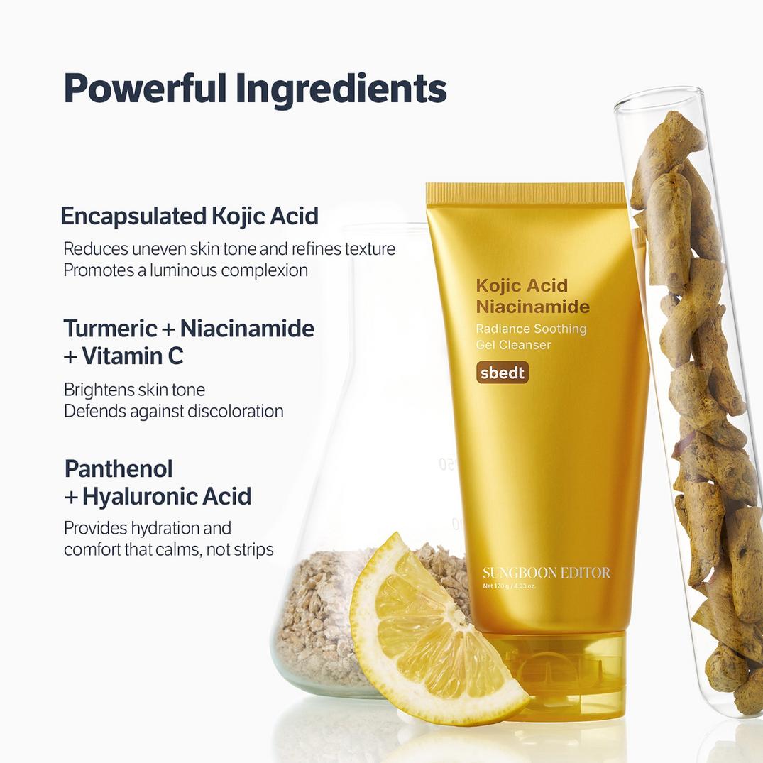 SUNGBOON EDITOR Niacin Kojic Acid Brightening Gel Cleanser