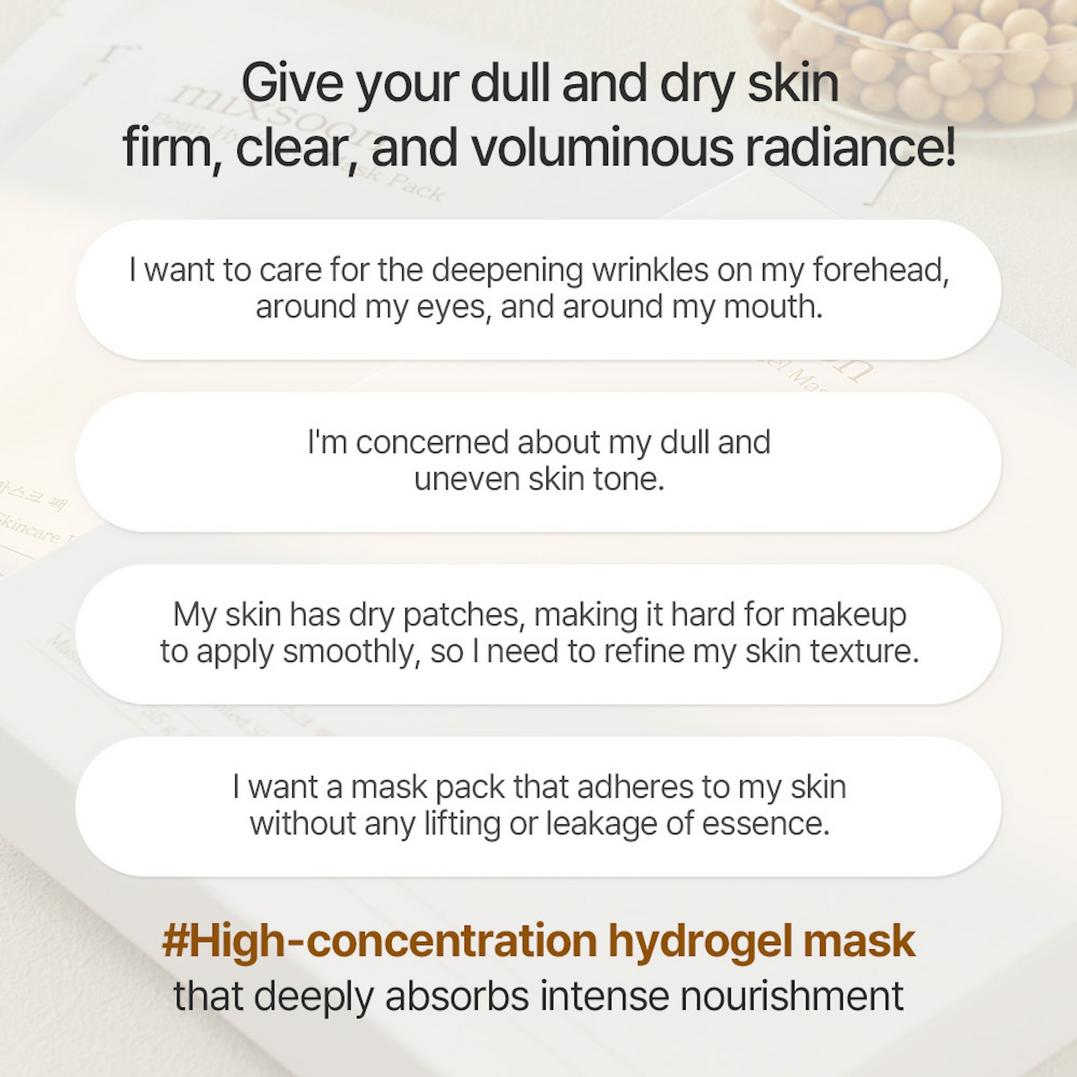 Mixsoon Bean Collagen Hydrogel Face Mask