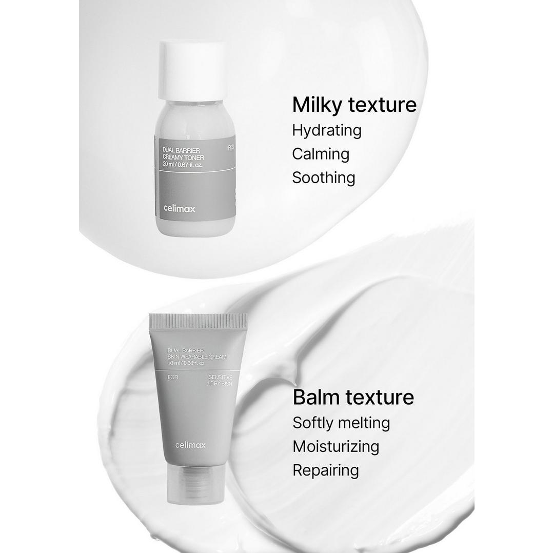 celimax Dual Barrier Toner & Serum Trial Kit