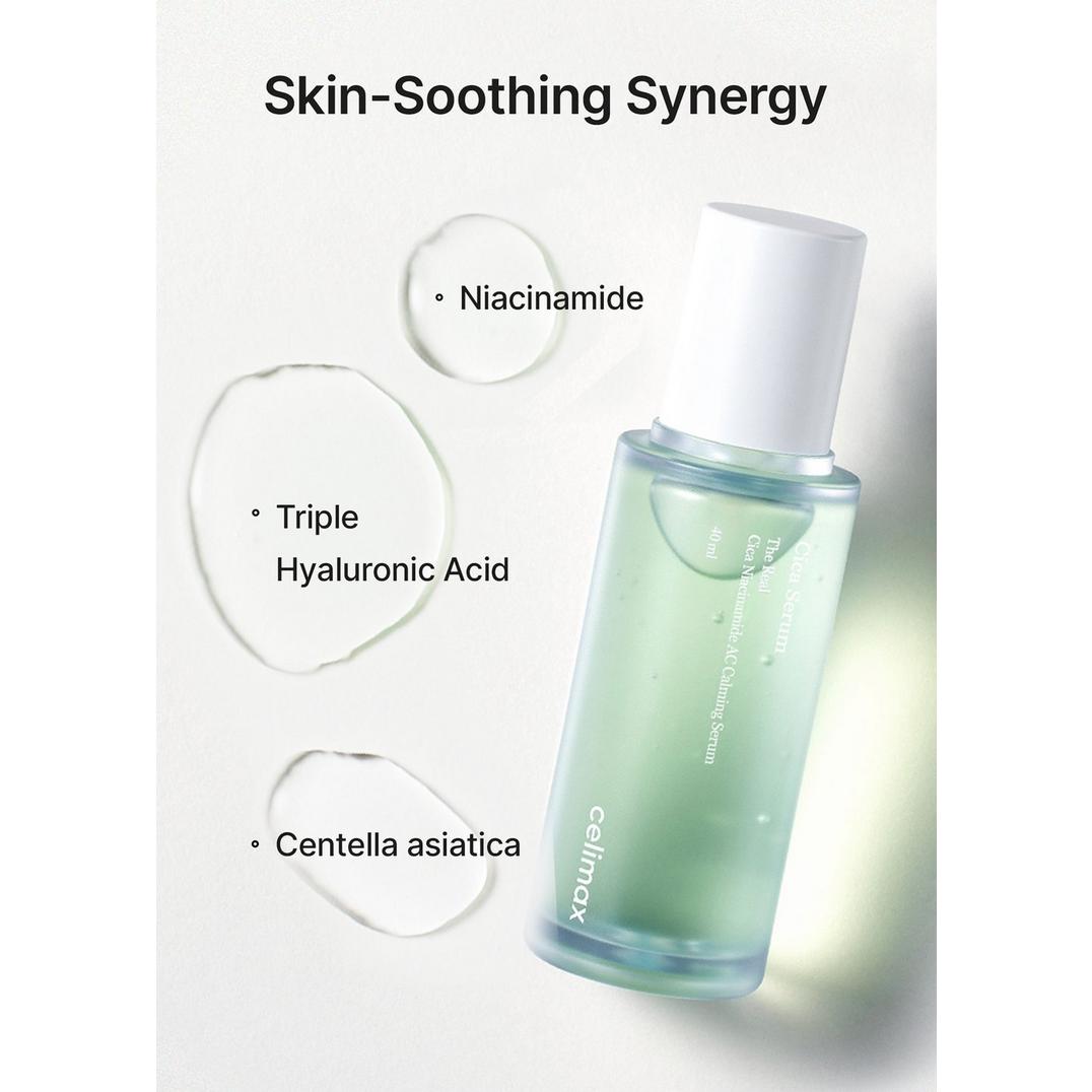 celimax The Real Cica Niacinamide AC Calming Serum