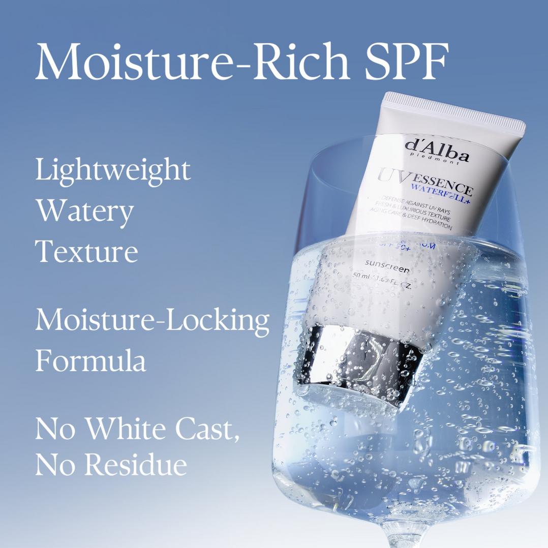 d'Alba Piedmont Essence Sunscreen Broad Spectrum Chemical SPF 50+