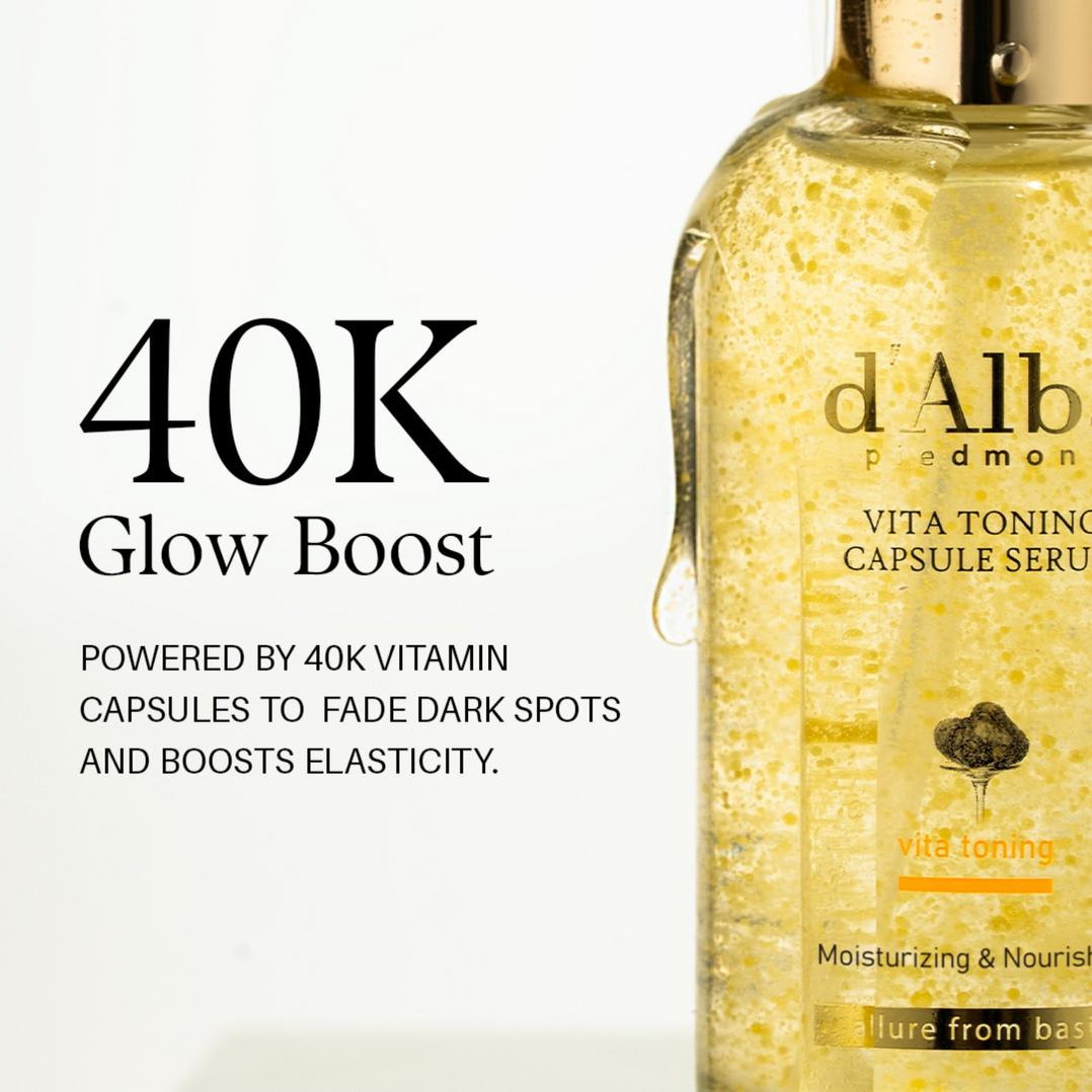 d'Alba Piedmont White Truffle Vita Toning Capsule Serum
