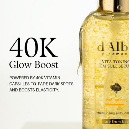 d'Alba Piedmont White Truffle Vita Toning Capsule Serum