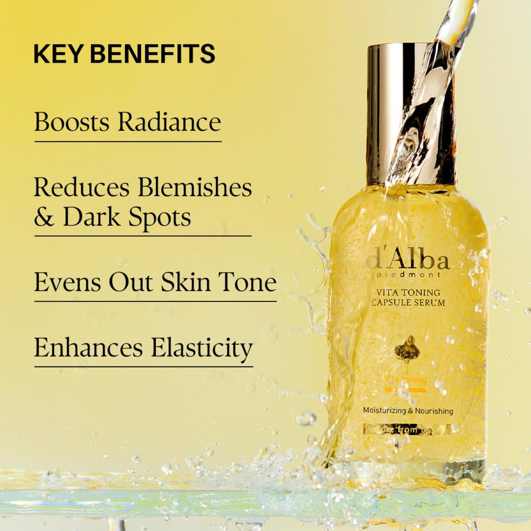 d'Alba Piedmont White Truffle Vita Toning Capsule Serum