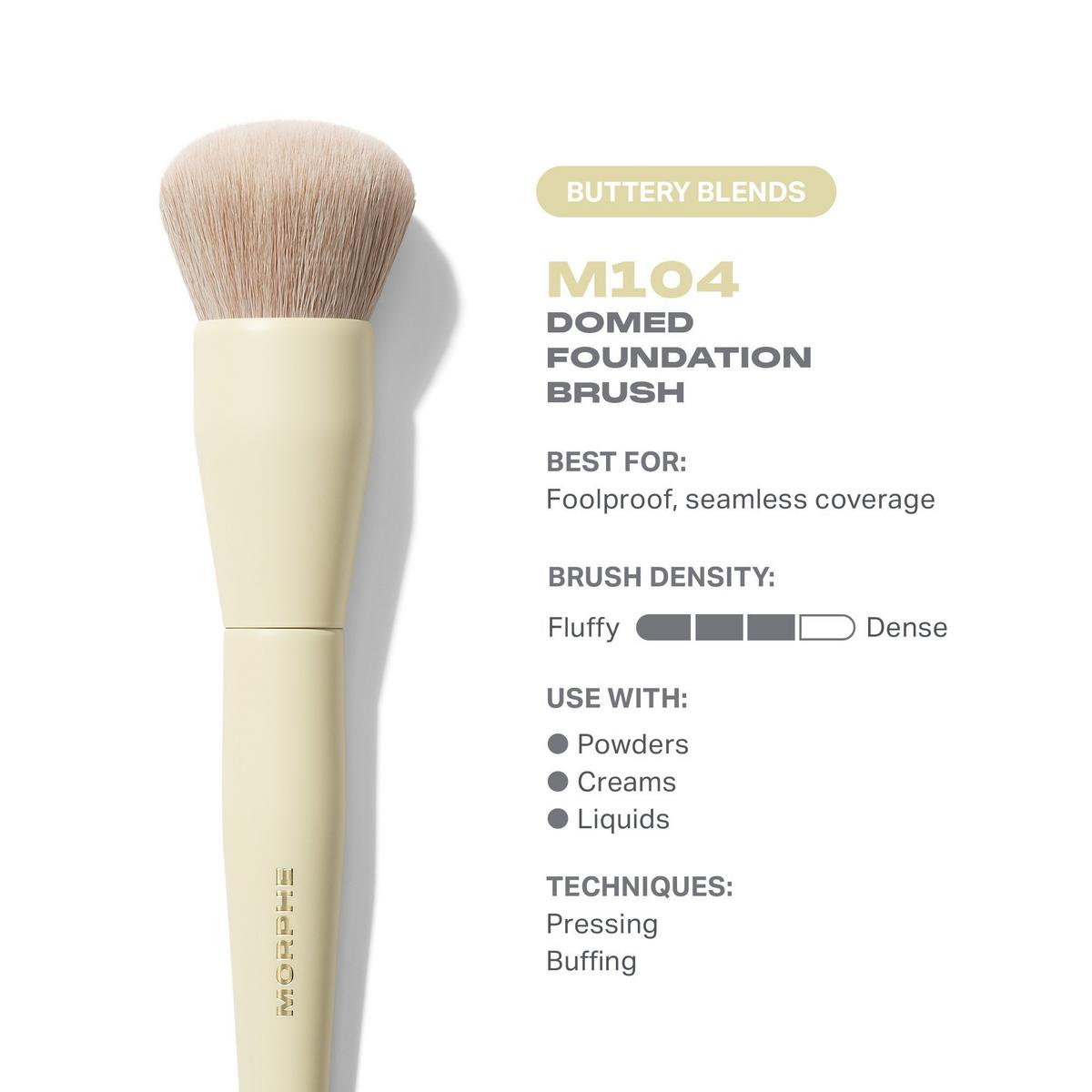 Morphe Buttery Blends M104 Domed Foundation Brush