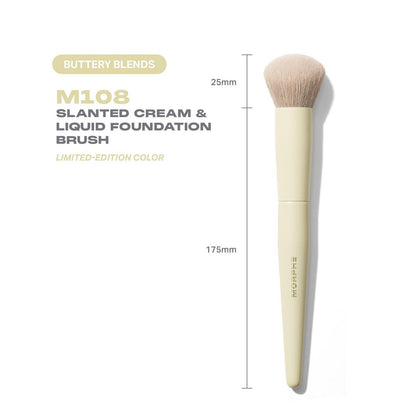 Morphe Buttery Blends M108 Slanted Cream & Liquid Foundation Brush