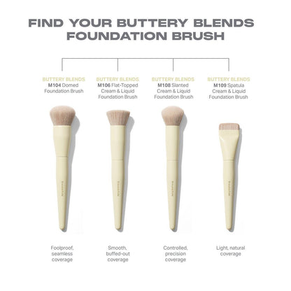 Morphe Buttery Blends M108 Slanted Cream & Liquid Foundation Brush