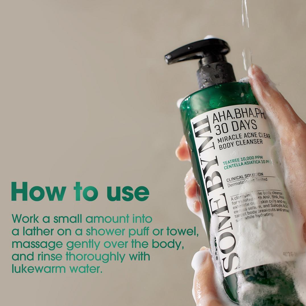 SOME BY MI AHA BHA PHA 30 Days Miracle Acne Clear Body Cleanser