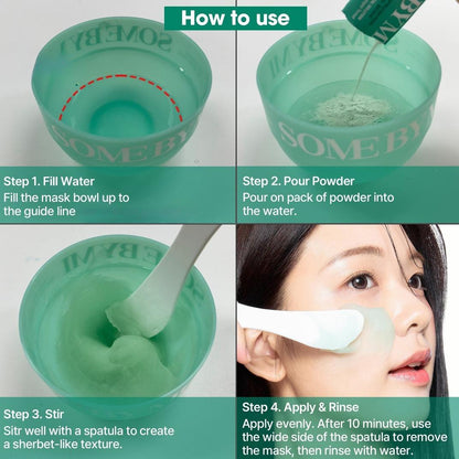 SOME BY MI PDRN Spirulina Soothing Sherbet Mask