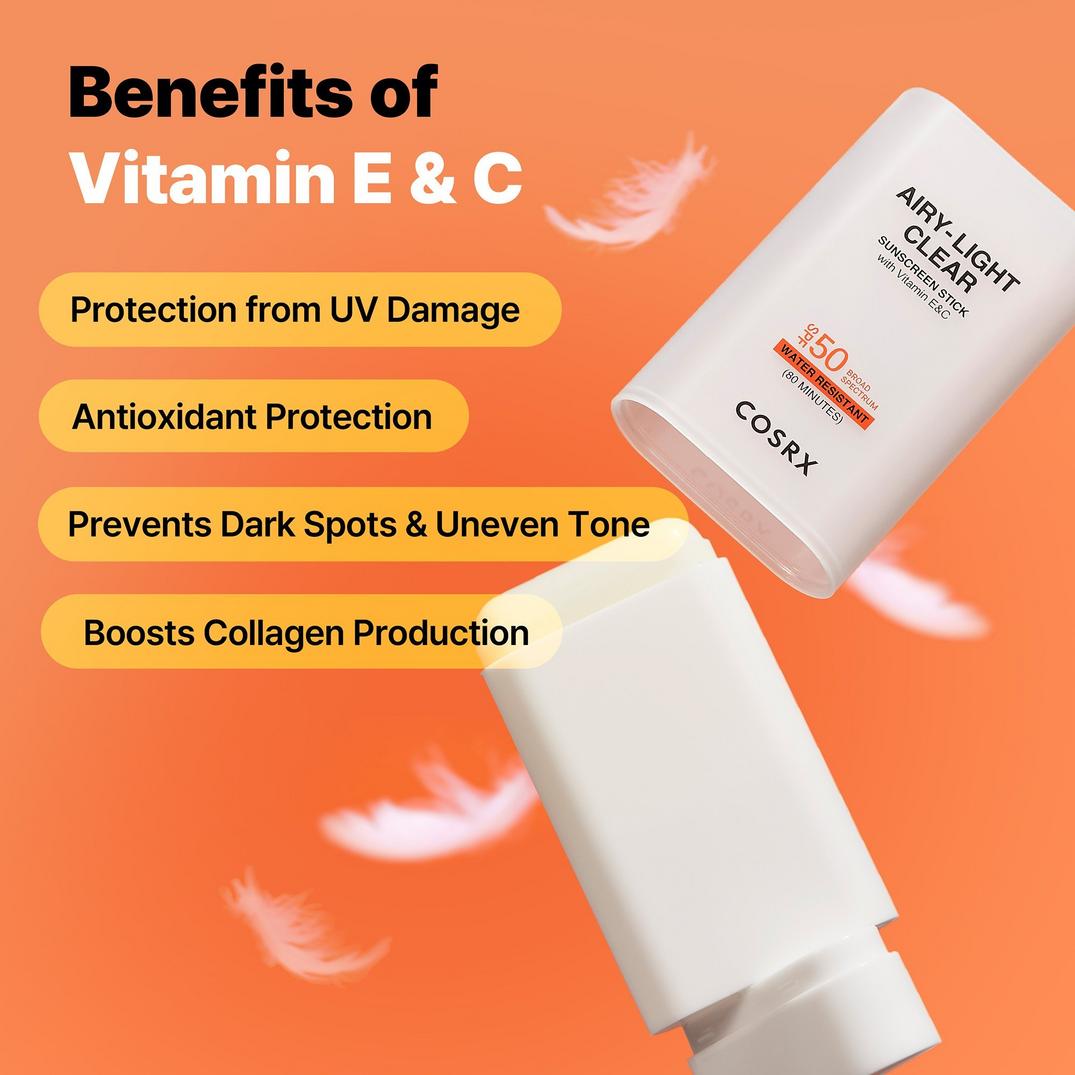 COSRX Airy-Light Clear Sunscreen Stick SPF 50