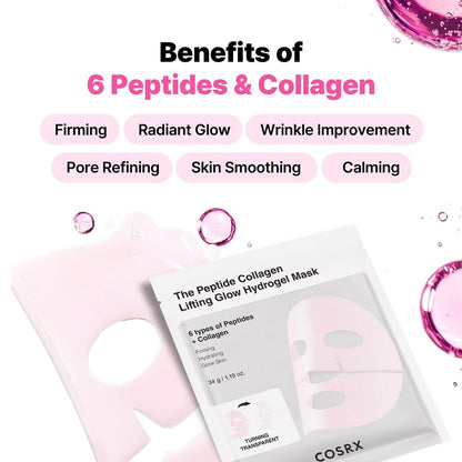 COSRX The Peptide Collagen Lifting Glow Hydrogel Mask