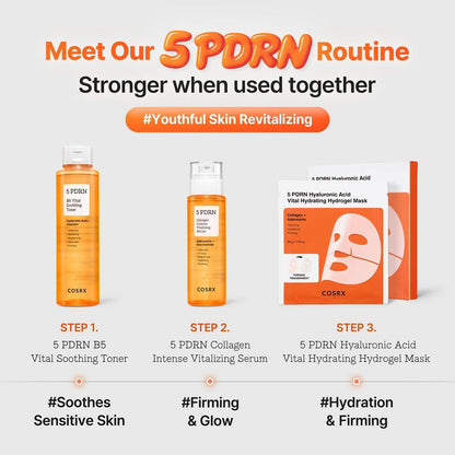 COSRX 5 PDRN Hyaluronic Acid Vital Hydrating Hydrogel Mask