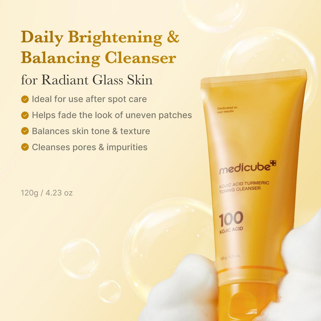 medicube Kojic Acid Turmeric Toning Cleanser