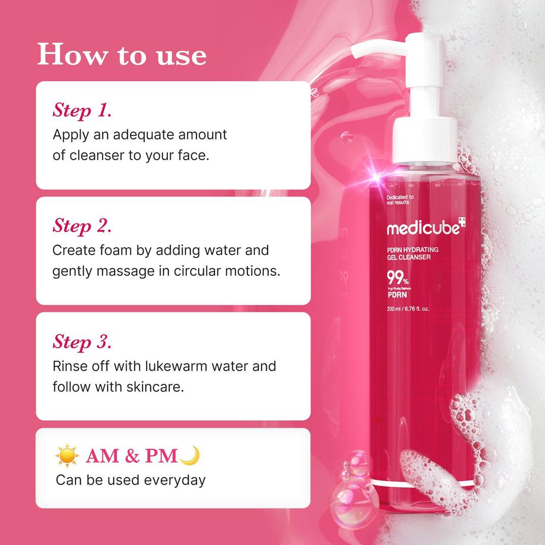 medicube PDRN Hydrating Gel Cleanser