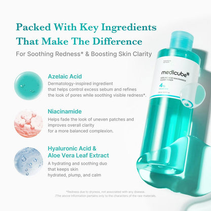 medicube Azelaic Acid Niacinamide Clarifying Toner