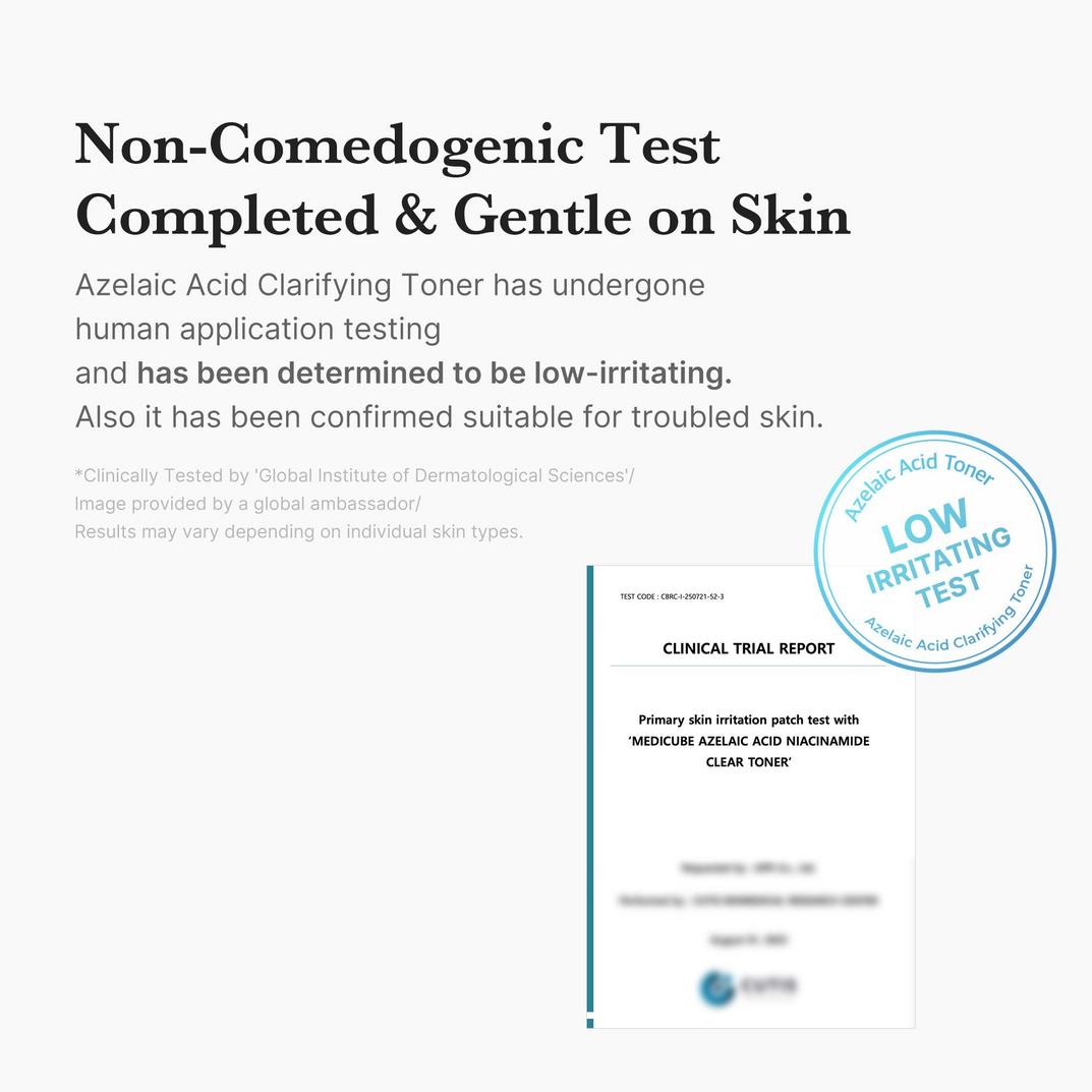 medicube Azelaic Acid Niacinamide Clarifying Toner