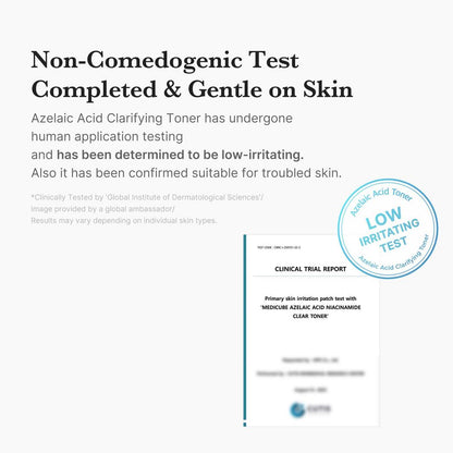medicube Azelaic Acid Niacinamide Clarifying Toner