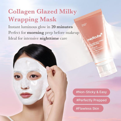 medicube Collagen Milk Tonning Wrapping Mask