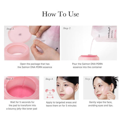 medicube PDRN Pink Collagen Toning Gel Toner Pad