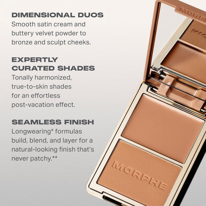 Morphe Cheek Thrills Bronze & Tone Duo
