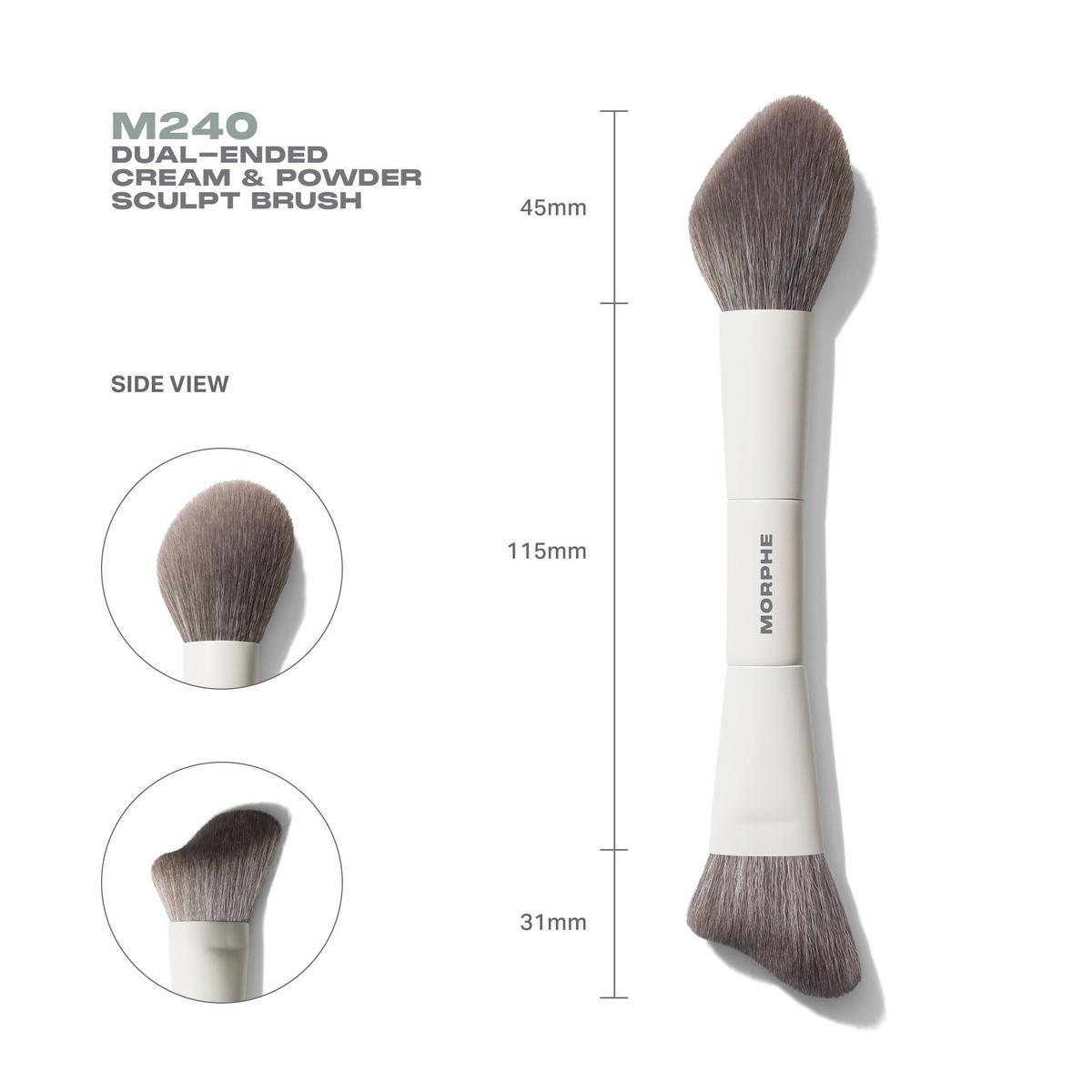 Morphe M240 Dual-Ended Cream & Powder Sculpt Brush