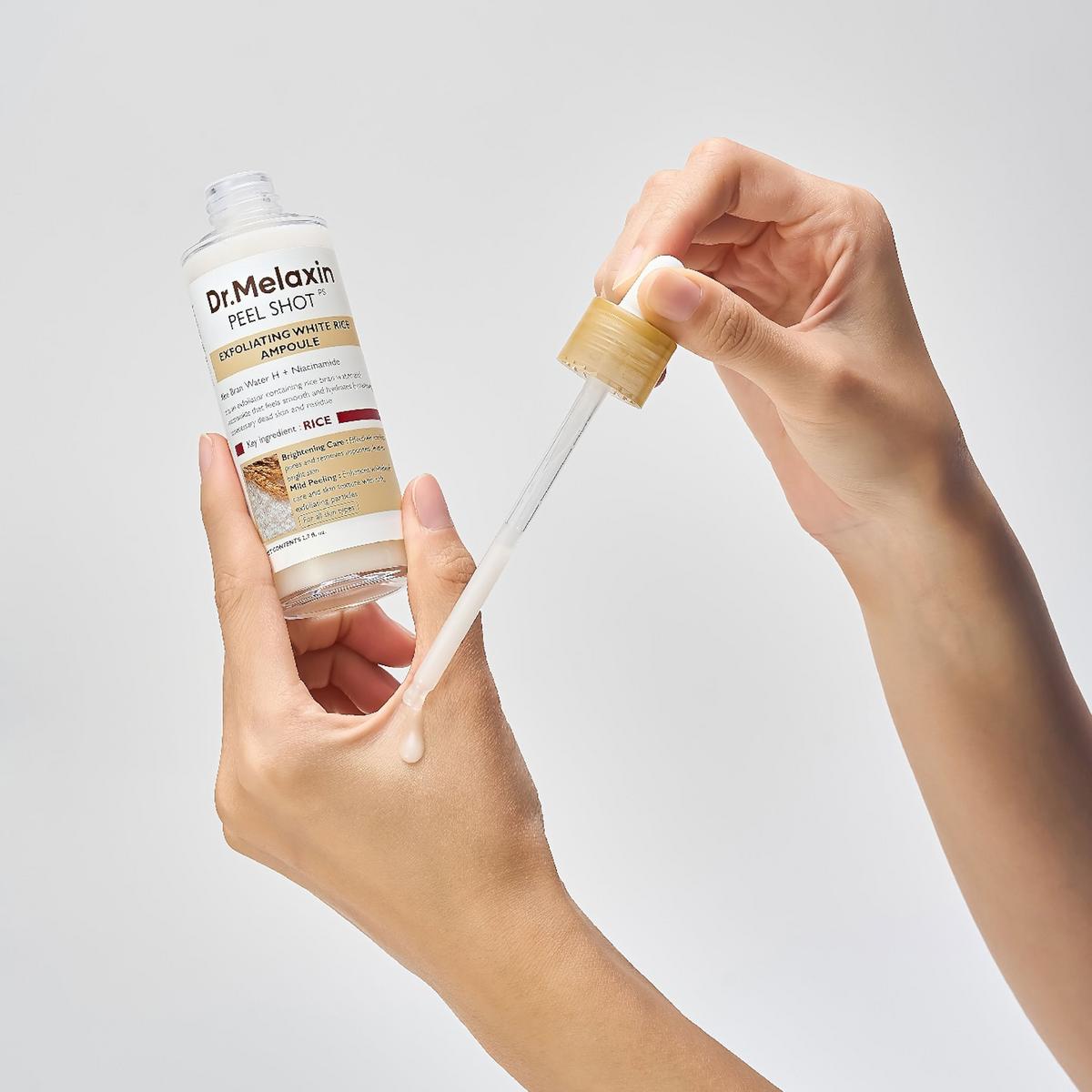 Dr. Melaxin Peel Shot Exfoliating White Rice Ampoule