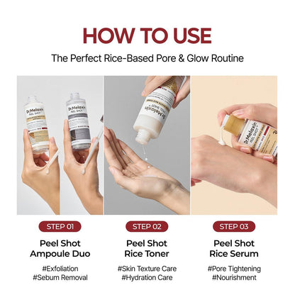 Dr. Melaxin Peel Shot Glow White Rice Serum